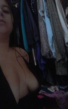 Just out of the shower..